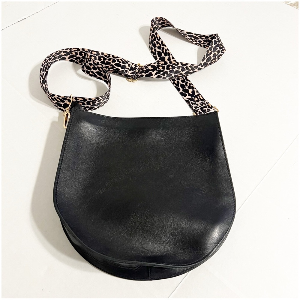 Madewell Women's The Transport Saddlebag Leather Travel Crossbody Sling Bag